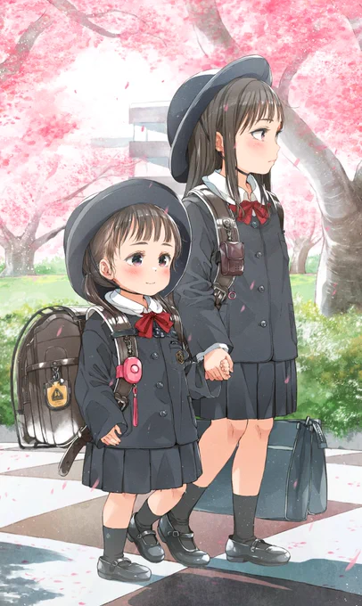 ピカピカの1年生特有の
『まだ制服に着られているダボっと感』が、
ほとばしるほど大好き委員会の者です。 