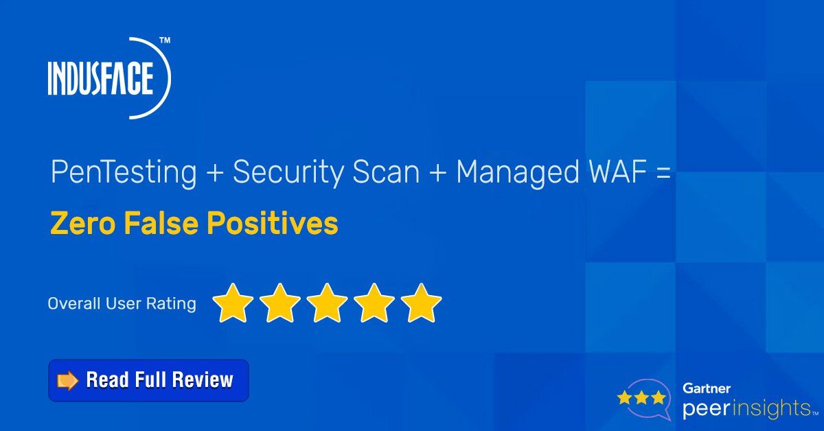 Indusface's tweet photo. 👉 AppTrana’s Managed WAF approach of shielding is proven to provide excellent protection with assured zero false positives.
📌 Read the full review here: https://t.co/iaz6N8i0ml
#pentesting #managedwaf #securityscan #appsec #apptrana #indusface https://t.co/M4RcQMp9P4