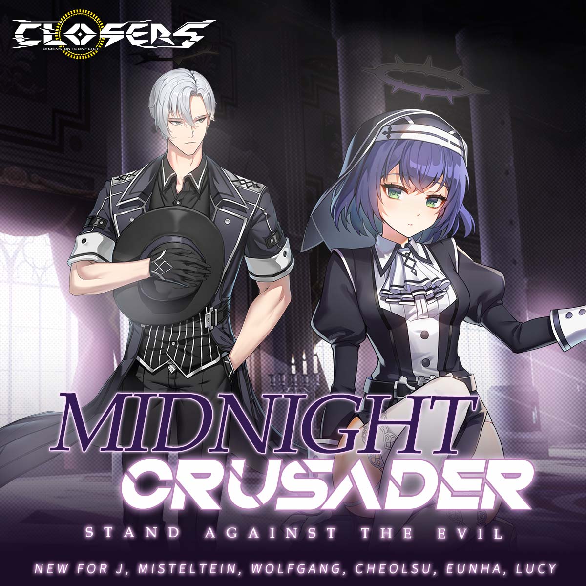 ClosersGame's tweet photo. Let's join forces, stand against the evil! Set up the vibes with stylish and elegant Midnight Crusader costume!
This delicate costume will be available in our May 11th update!
See: https://t.co/HUERNSsfbD
#MidnightCrusader #MultipleChance #ClosersOnline #closers #naddic https://t.co/qAKhUYjfRX