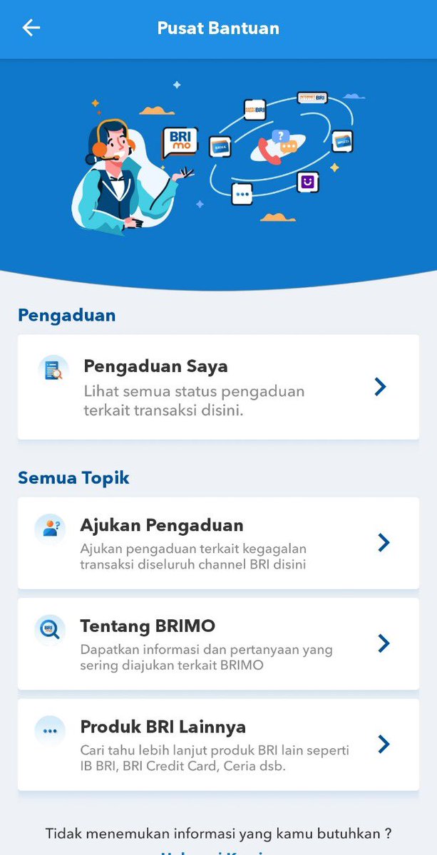 HananDo_'s tweet photo. Mau kasih tau sekarang kita bisa lho ngajuin pengaduan lewat aplikasi BRImo, kita jadi gaperlu telfon call center atau pergi ke kantor @BANKBRI_ID #ValidNoDebat https://t.co/OgRlSnqUC5