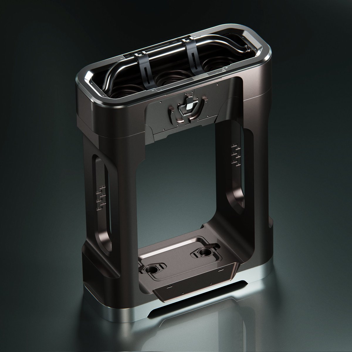 pannkrat's tweet photo. My study of @VitalyBulgarov's model
Decided to solve everything using booleans only. Some shapes still get crazy without fixing the topology when bevels are added so I used bevel nodes on them

#b3d #blender3d #hardops #boxcutter #hops #3dmodelling #scifi https://t.co/hrnf6Ac5T2