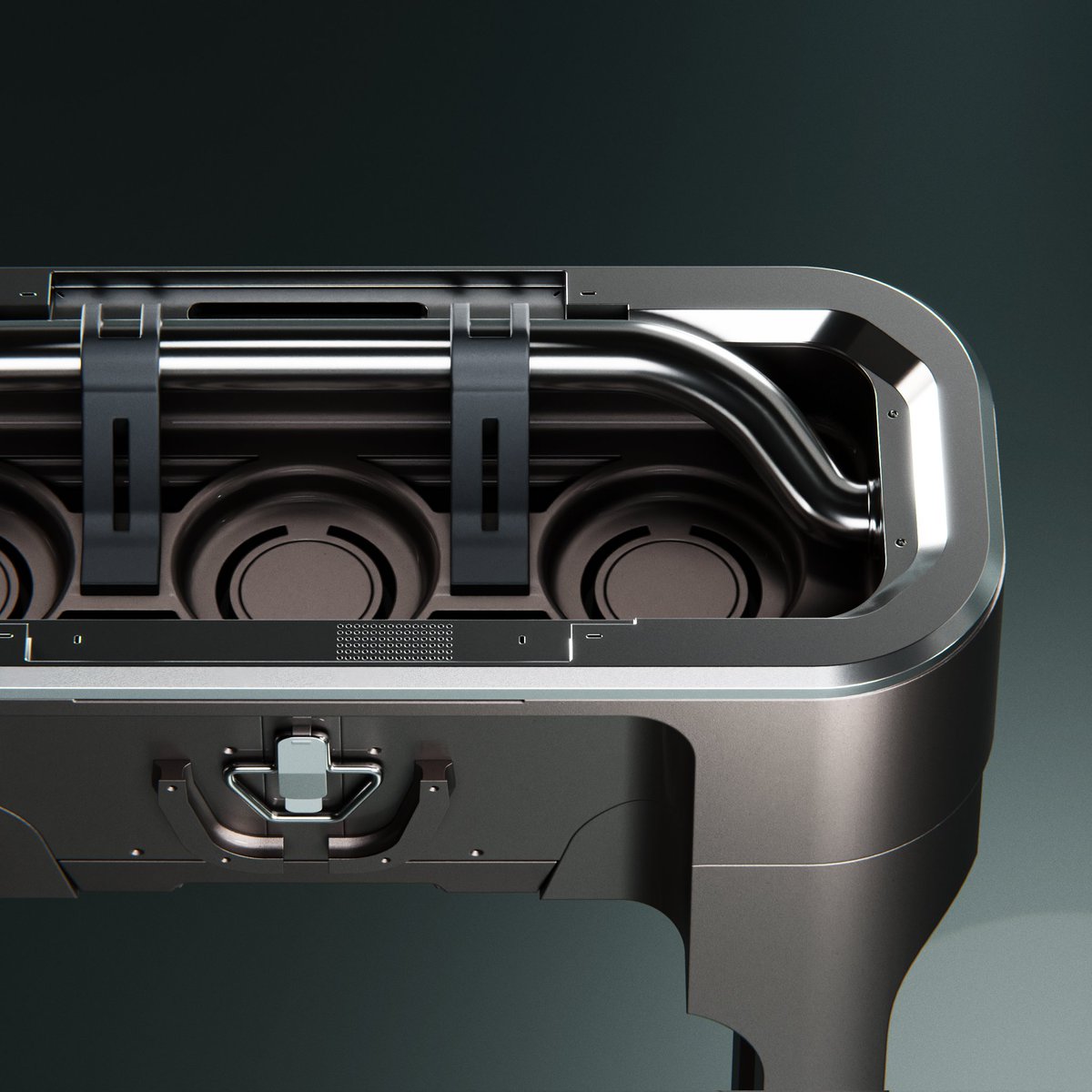 pannkrat's tweet photo. My study of @VitalyBulgarov's model
Decided to solve everything using booleans only. Some shapes still get crazy without fixing the topology when bevels are added so I used bevel nodes on them

#b3d #blender3d #hardops #boxcutter #hops #3dmodelling #scifi https://t.co/hrnf6Ac5T2