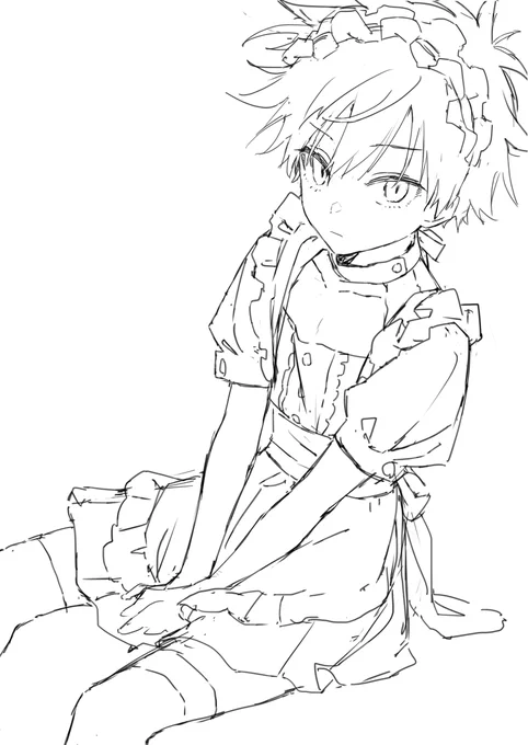 メイド服ショタメ 