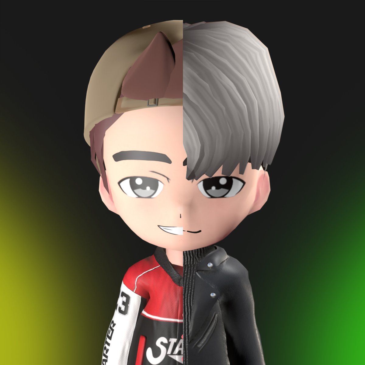 Gemie_Official's tweet photo. Day vs night look 💁🏻‍♀️🌝🌚

How would your dress your Gemie avatar? https://t.co/SJjRk2kWzg