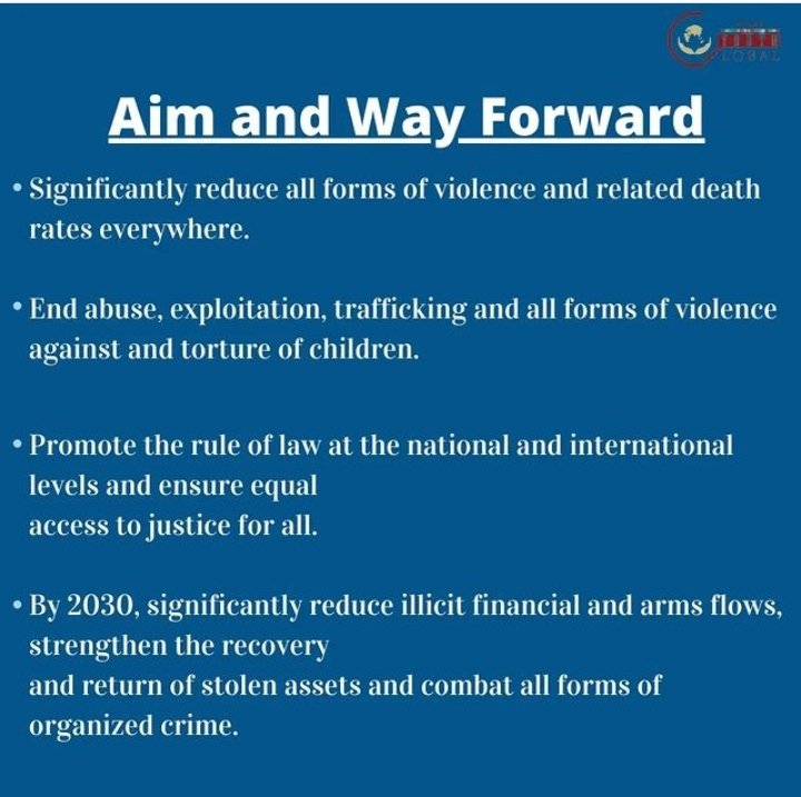 GoalsCouncil's tweet photo. Global goals include reducing violent crime,sex trafficking etc.Peace and justice are valued by the International Community, which demands for stronger judicial institutions to enforce laws and work toward a more peaceful and justsociety.#society#peace https://t.co/uXlNrgY9Yj