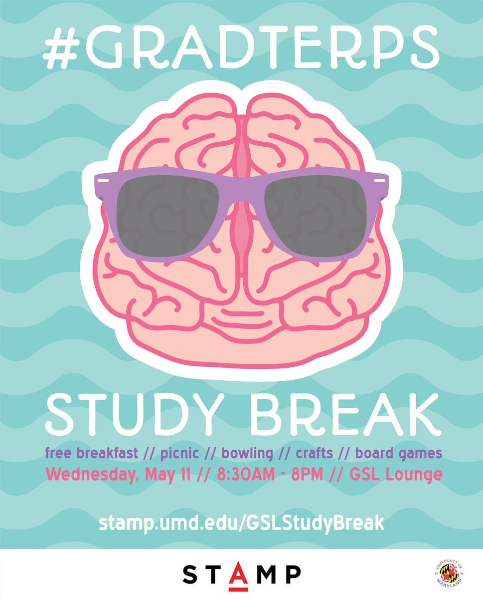 UMDGSL's tweet photo. STUDY BREAK IS BACK!! 🥳🥳
Join us this Wednesday for a fun-filled day of activities that are sure to help you destress and unwind before finals! SWIPE ➡️ to see the full schedule or visit https://t.co/aKiGEqxfOs https://t.co/PjWI1ViW3a