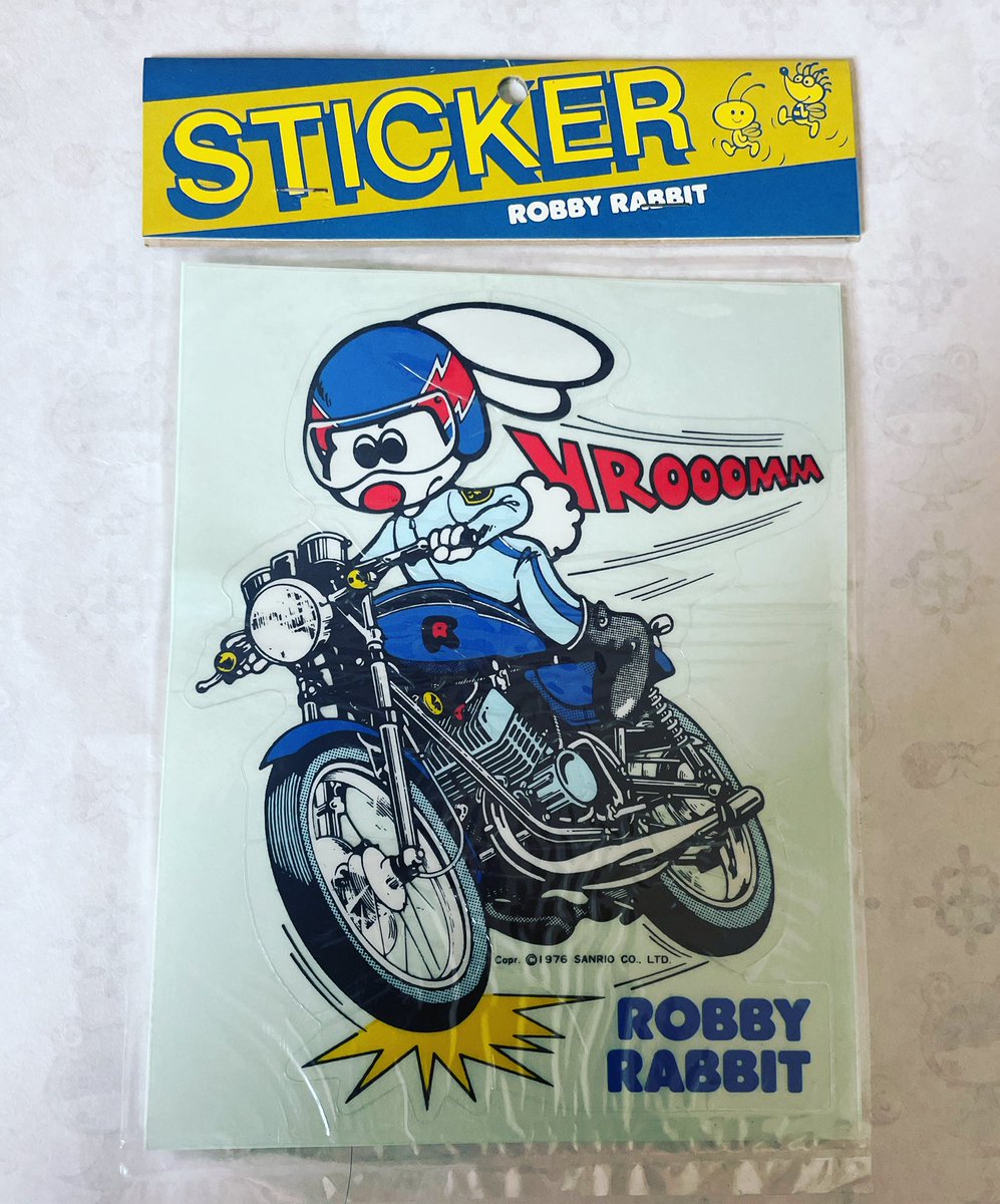Charlie44935375's tweet photo. サンリオ ロビーラビット ステッカー 1976年
随時、14.15日のイベントで販売予定
#ロビーラビット
#サンリオ
#当時物
#すぐに消えた
#昭和レトロ
#ファンシー
#1970年代
#1976年
#懐かしい
#robbyrabbit https://t.co/ePjgta3pxW