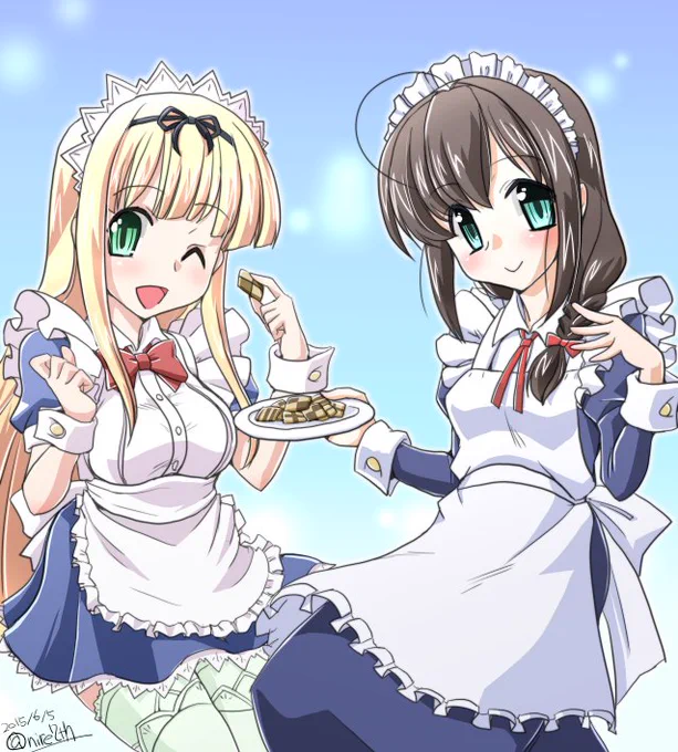 #メイドの日
案外描いてなかったので旧い旧い。
PCご存命のあの頃。 