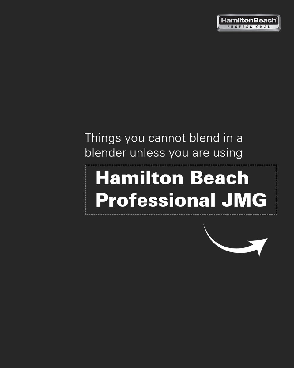 HamiltonBeachIN's tweet photo. Worried your JMG will break down if you grind ice cubes in it? Not with Hamilton Beach pro JMG, with its powerful 1400watt motor and triple motor overload protection, you can grind anything with ease. #WorryLessCreateMore.
#HamiltonBeachProfessionls #HamiltonBeachIndia #JMG https://t.co/8quEC25846