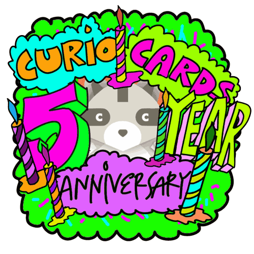Happy 5th Birthday Curio Cards Community 🎂 Best wishes, and here is to another great year ✨✨❤️💕❤️