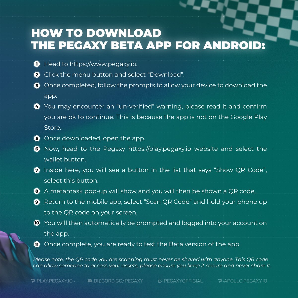 PegaxyOfficial's tweet image. Hi Epic and Rare Owners! 🐎 

We are thrilled to announce that the beta of our mobile app is now open for you to test and enjoy!📱 

We're looking forward to hearing from you, and can't wait until the full release of this native app! 😤😤😤