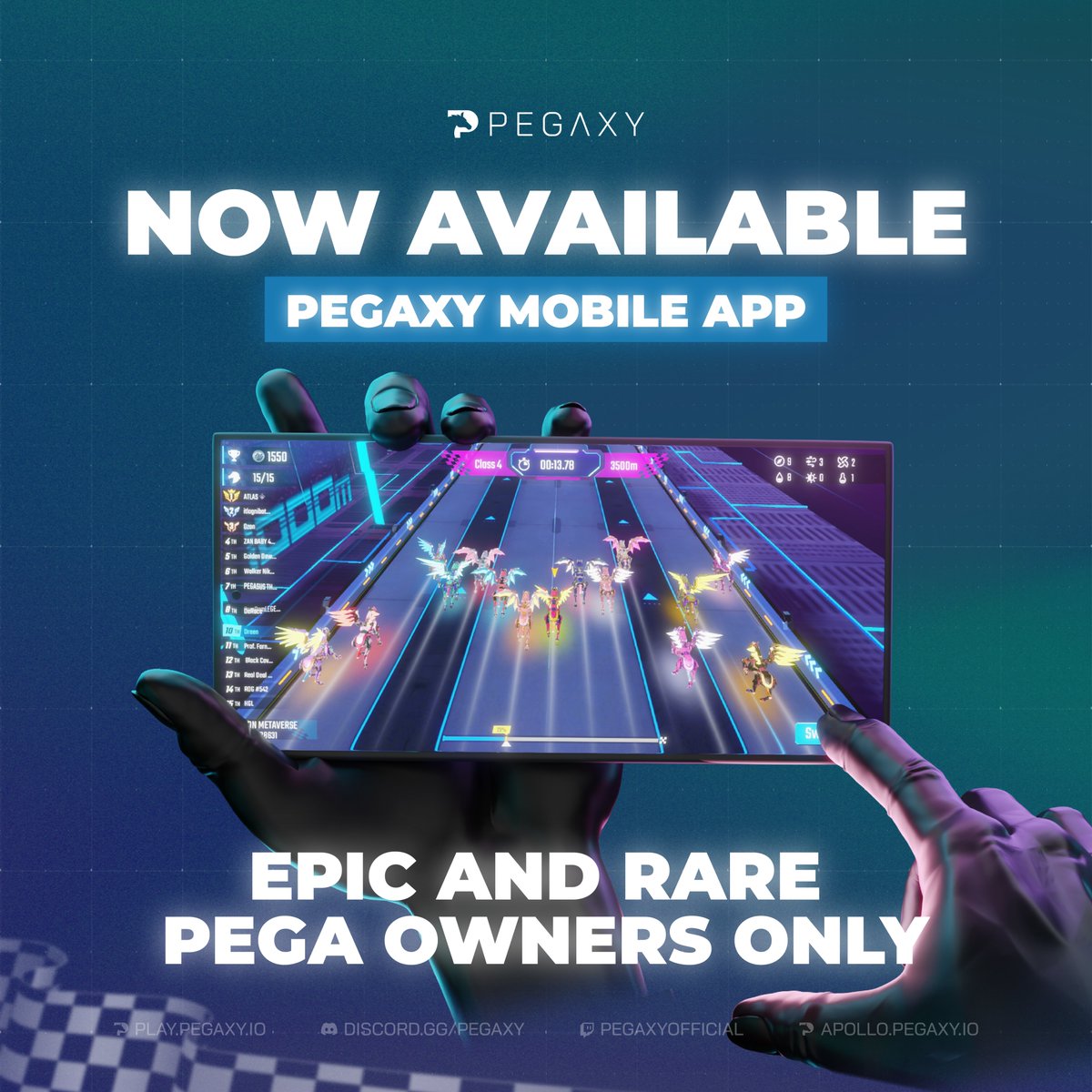 PegaxyOfficial's tweet image. Hi Epic and Rare Owners! 🐎 

We are thrilled to announce that the beta of our mobile app is now open for you to test and enjoy!📱 

We're looking forward to hearing from you, and can't wait until the full release of this native app! 😤😤😤