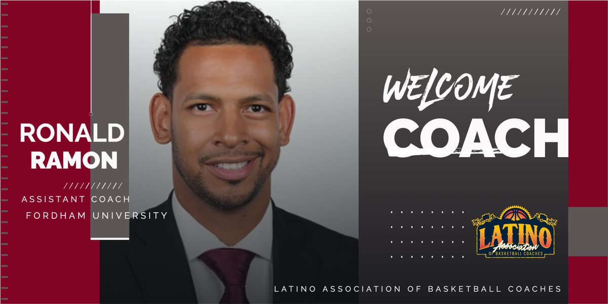 Latino Association of Basketball Coaches (@labcbasketball) on Twitter photo Welcome to the LABC, Ronald Ramon <a href="/Doubler14/">Ronald Ramon</a> Ronald is an Assistant Men's Coach at Fordham University.<a href="/FordhamMBB/">Fordham Basketball</a> Welcome to the LABC, Ronald Ramon <a href="/Doubler14/">Ronald Ramon</a> Ronald is an Assistant Men's Coach at Fordham University.<a href="/FordhamMBB/">Fordham Basketball</a>