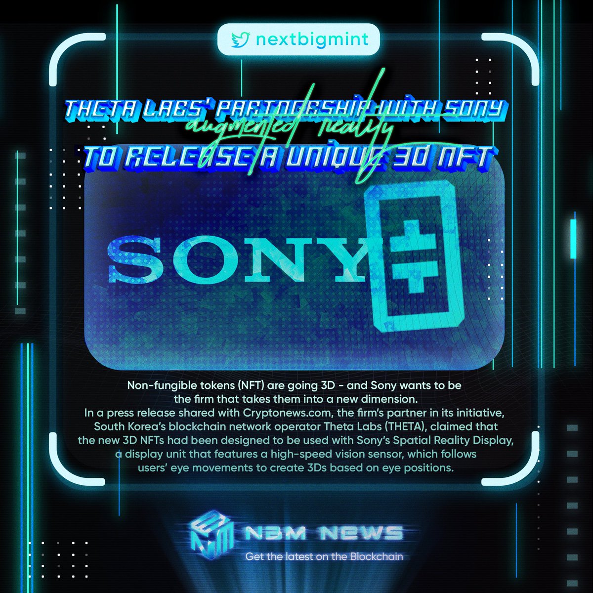 The brand-new #LimitedEdition #NFTs of <a href="/SonyElectronics/">Sony Electronics</a>   and <a href="/Theta_Network/">Theta Network</a> named "The Tiki Guy" will let “#NFTcollectors” view their “#digital #metaverse #assets” in what the company called- a truly #3D accessory-free way.

Source:
bit.ly/3vRXbax

#NFTNews #CryptoNews