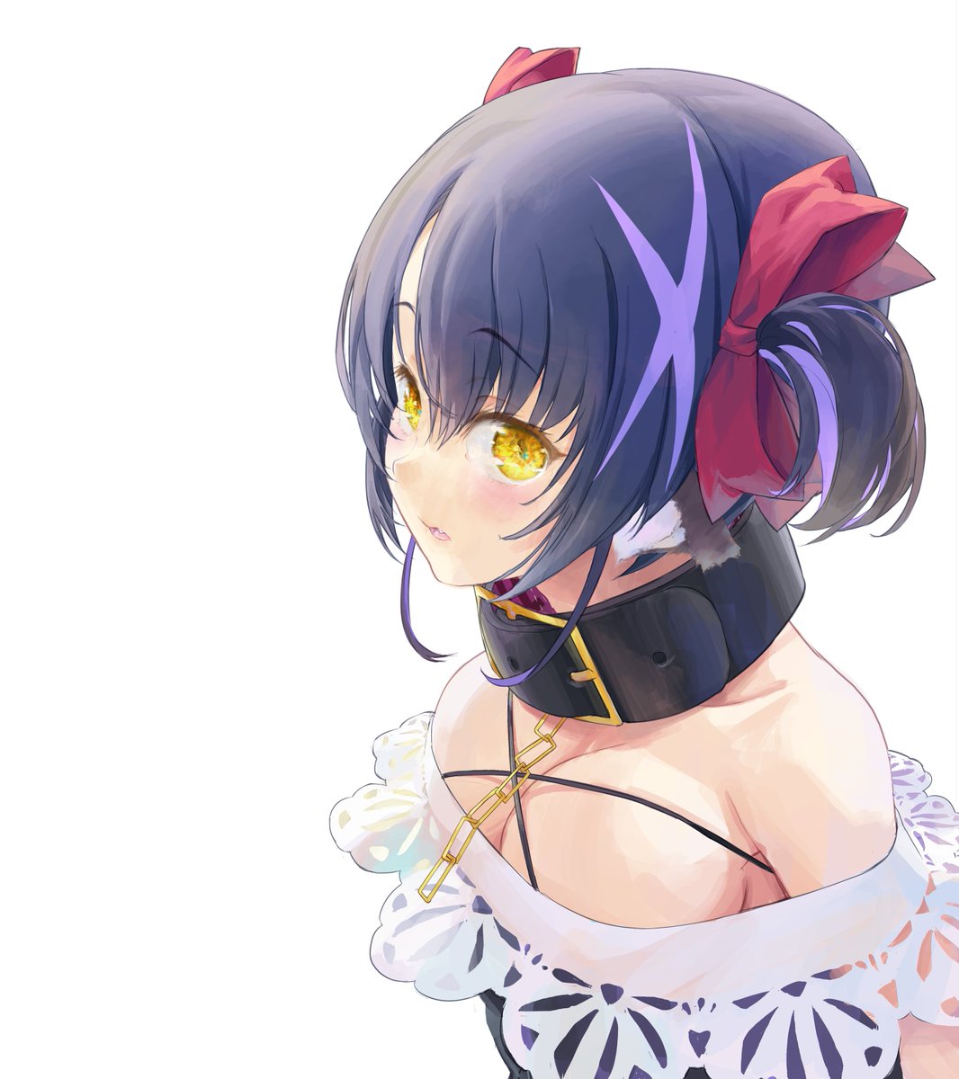 猫が路傍の花に鼻近づけてるイメージで
…まともに公式衣装で描いたの初めてかも…
褌とかブルマとか水着メイドとかそんなんばかり描いてた気する😅 