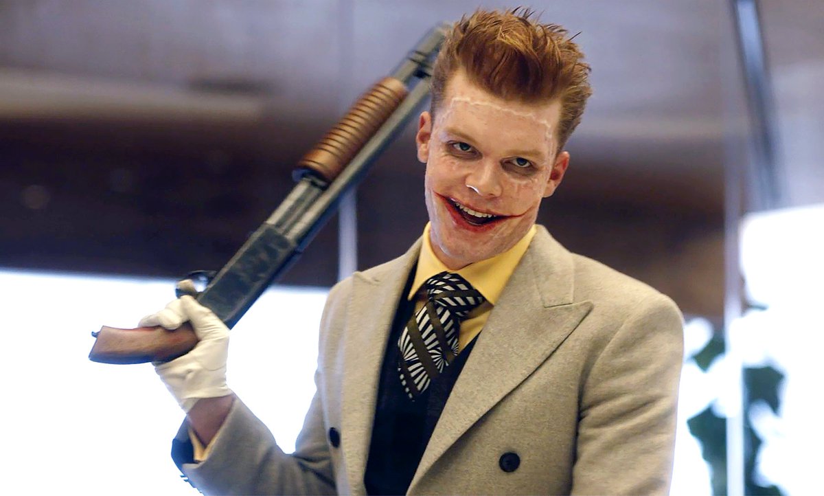 MillieCordelia's tweet photo. It's amazing what a great job Gotham did with the Joker, and we couldn't even use the name "Joker" for him.  #Gotham #SaveGotham https://t.co/Nyn271iKFl