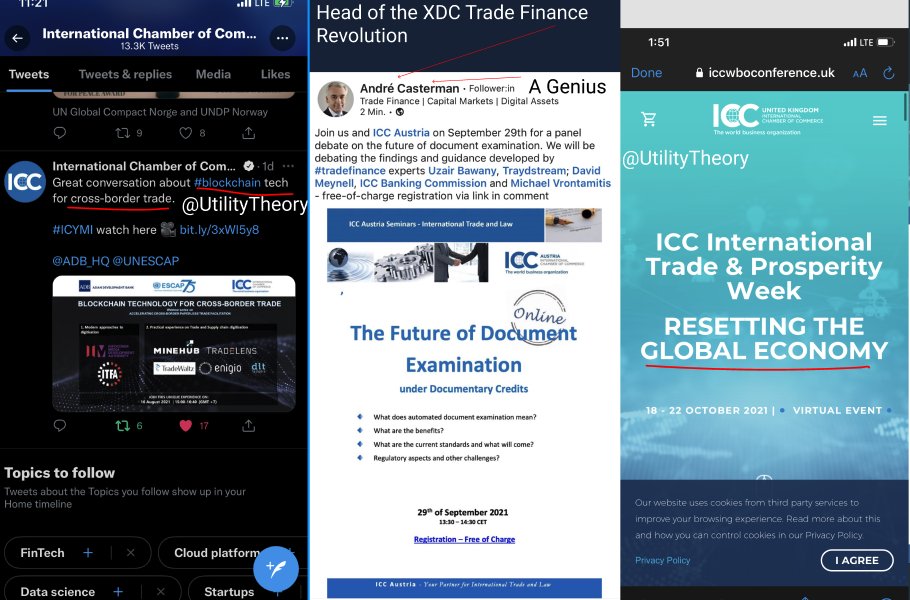 UtilityTheory's tweet photo. @stanleybb50 @PiusVir @IamPappaLaj I would say 95% yes. Seems like the UK is ready to trade digitally @chrisouthworth says HER MAJESTY is announcing a speech on #MLETR. He's with the @iccwbo a global consortium of powerhouse companies helping SMEs around the world. #DLT #tradetwitter #tradedigitalization https://t.co/WDjH8lFiT8