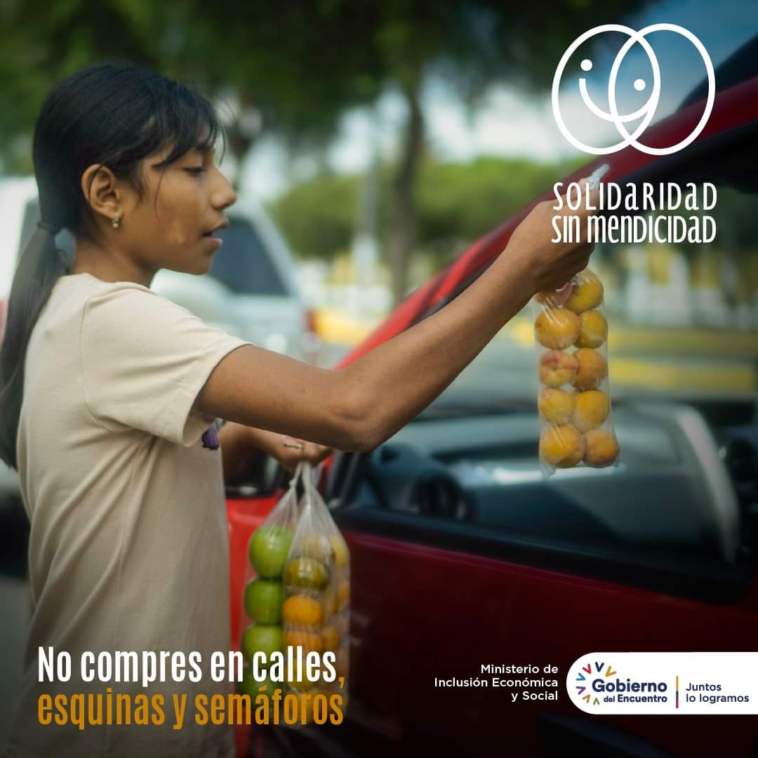 El trabajo infantil es frecuente en situaciones de pobreza extrema, paremos este círculo y trabajemos para erradicar la mendicidad y el trabajo infantil.
¡No des monedas en la calle!

#JuntosLoLogramos
#SolidaridadSinMendicidad