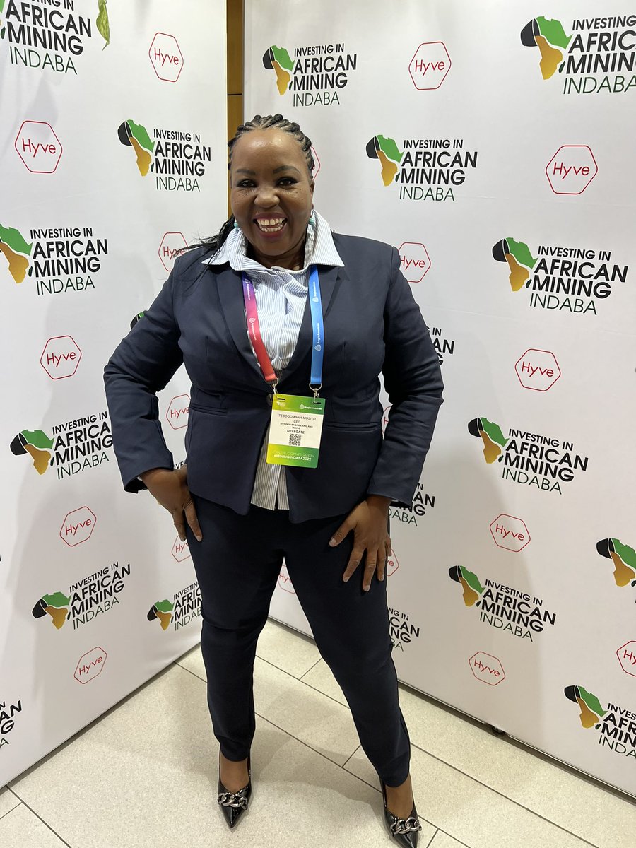 <a href="/MiningIndaba/">Mining Indaba</a> <a href="/hyve_group/">Hyve Group</a> Thank you for the warm welcome 
#MI2022 #MiningIndaba #WiMBIZSA #WomenInMiningBusiness