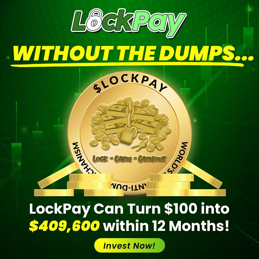 Artmancrypto's tweet photo. The SAFEST COIN in CRYPTO🔐

LockPay's new ANTI-DUMP MECHANISM protects you from sell-offs so that your investment is safe🛡️

This coin is an industry changer but the PreSale expires in a few hours

Hurry, don't miss this

https://t.co/F4CIwezzIk
#ico #bsc #100xgems #PinkSale #AD https://t.co/yZFckXRJkm