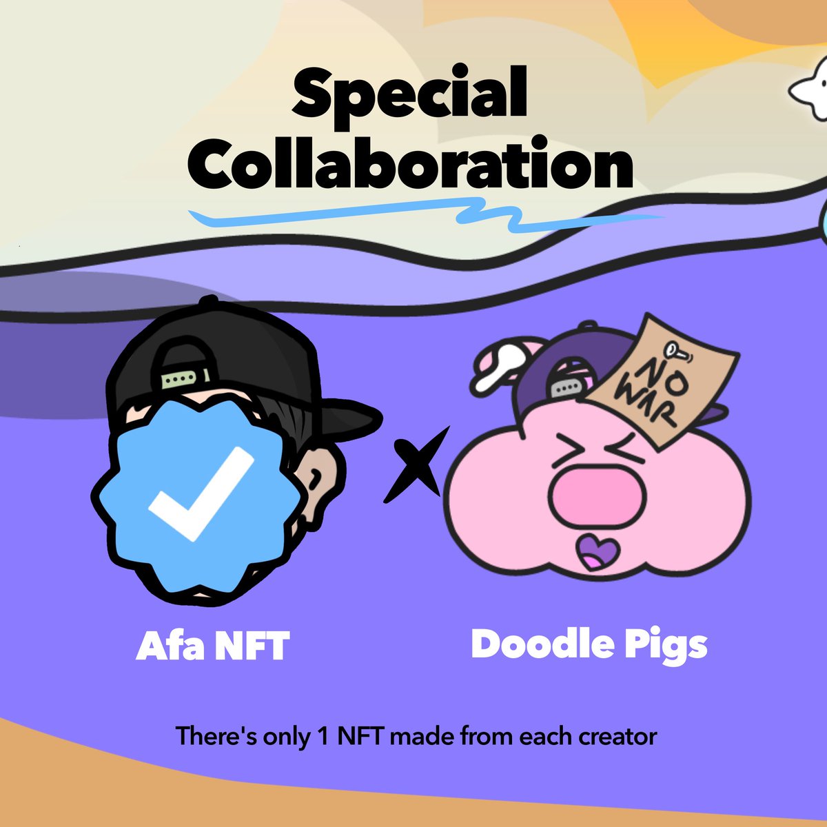 Doodle_Pigs's tweet photo. Special Collaboration 

@afanftofficial x @Doodle_Pigs 

Available on Opensea ❤️
#354 - 1:1 - #Polygon - No Gas ⛽

#nfteurope #doodlepigs #nfts #nftcollector #nftcommunity #nftcollectors #nftart #nftdrop #nftcollection #nft #nftexplore #nftgallery #digitalart #digitalartist https://t.co/d4LA3v2wx2