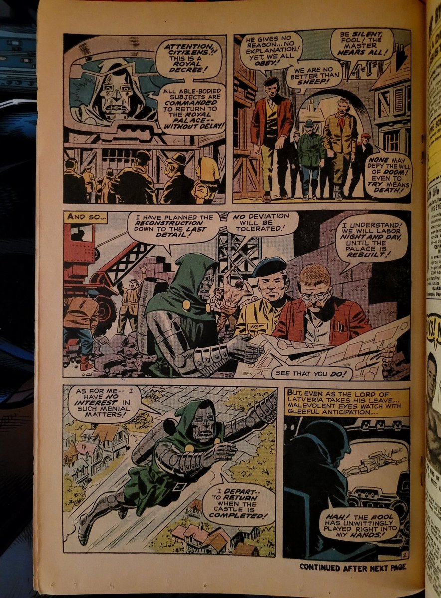 Apollokid3000's tweet image. Doctor Doom, Master of Menace!!! The Invaders!! Astonishing Tales #4!!! VS Red Skull &amp;amp; them damn Nazis!

#StanLee
#LarryLieber
#WallyWood
#JeanIzzo
#DoctorDoom
#Kazar
#RedSkull
#ArchivesofDoom
#OldComicBookDay
#GivetheGiftofLiteracy

@andreavondoom
@GamingDoombot 
@RabumAlall