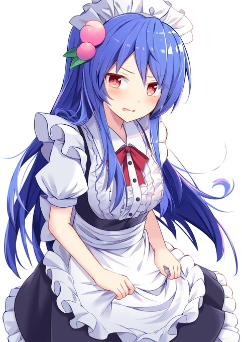 #5月10日はメイドの日 
前に描いたメイド天子ちゃん! 