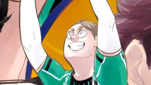hourlykunimi's tweet photo. #komori #motoya >
#yaku #morisuke >
Me: Awie. Look at Motoya's new
hairstyle. Does he use gel now?
You know? Just like Yaku-san?
Furudate: I present short hair.. https://t.co/qEzVwvX4CH