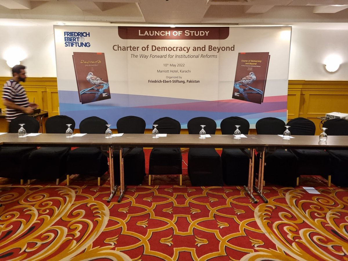 AbdullahDayo's tweet image. All set to launch &quot;Charter of Democracy and Beyond&quot; study in Karachi.
#COD2022
