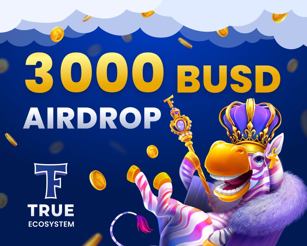 TRUE AIRDROP

3.000 BUSD for simple tasks!

💎 700 random winners will share $2800 
💎 Top 40 Referrals will additionally get SPECIAL bonus 

📅 Airdrop end date: 6th June, 2022
🏦 Distribution date: 13th June, 2022

👉 PARTICIPATE: t.me/TRUE_Airdropbot

#airdrop #airdropnft