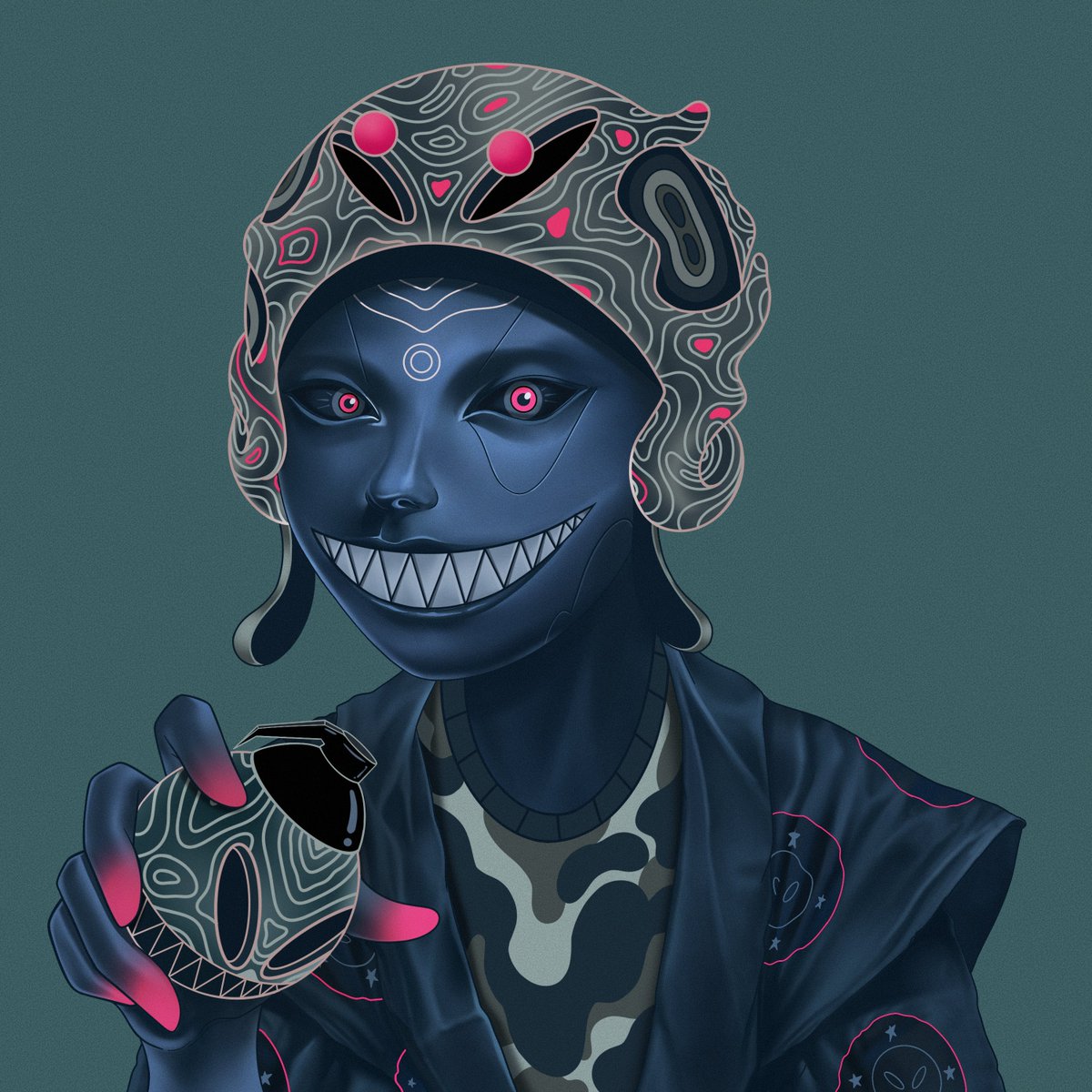 septadenata's tweet image. GMGN! 12 hours left for the Auction of &quot;Lima//Sovl 🪖&quot;  on @exchgART 

🔗bit.ly/38fsTFC

stoked to have this extra @ordinary_sol  collaboration! ✨

Thankyou for all the bidder so far &amp;gt;&amp;gt; @maxwelladamsart  @uzitherok &amp;amp; @ mat_t ❤️‍🔥