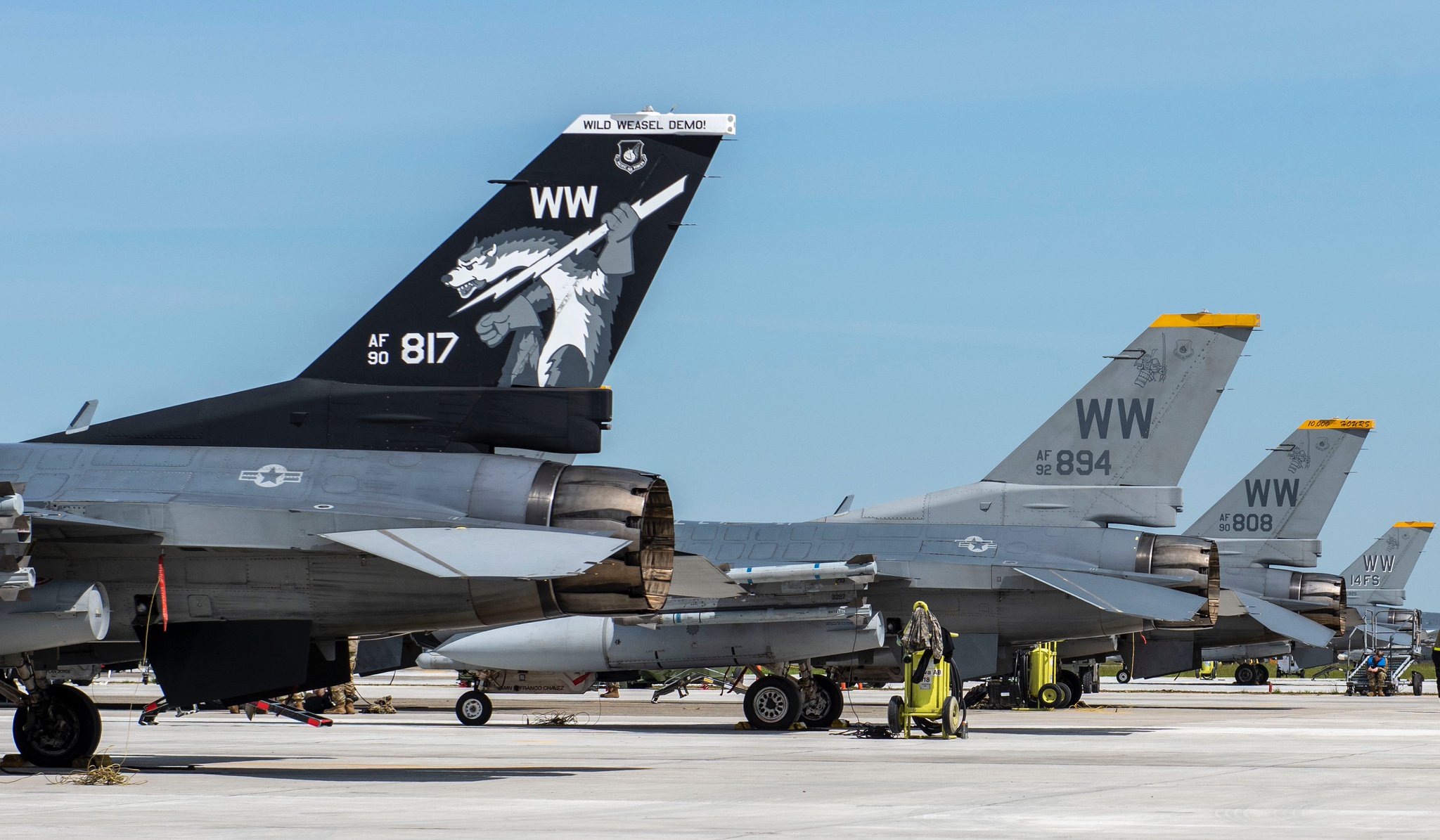 米空軍 三沢基地 35FW ワイルドウィーゼル パッチ 横田基地