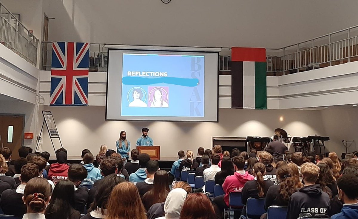 BSAKsecHead's tweet photo. 26 months since we have had the whole @BSAKsixthform in one room for an assembly!! Seems fitting that this was a celebration of all that Y13 leaders have done for us @BSAKsecondary and an introduction to the new Leadership Team 2022-23. #Legacy #LeadershipMatters #onlyatBSAK https://t.co/ymcqv67CLO