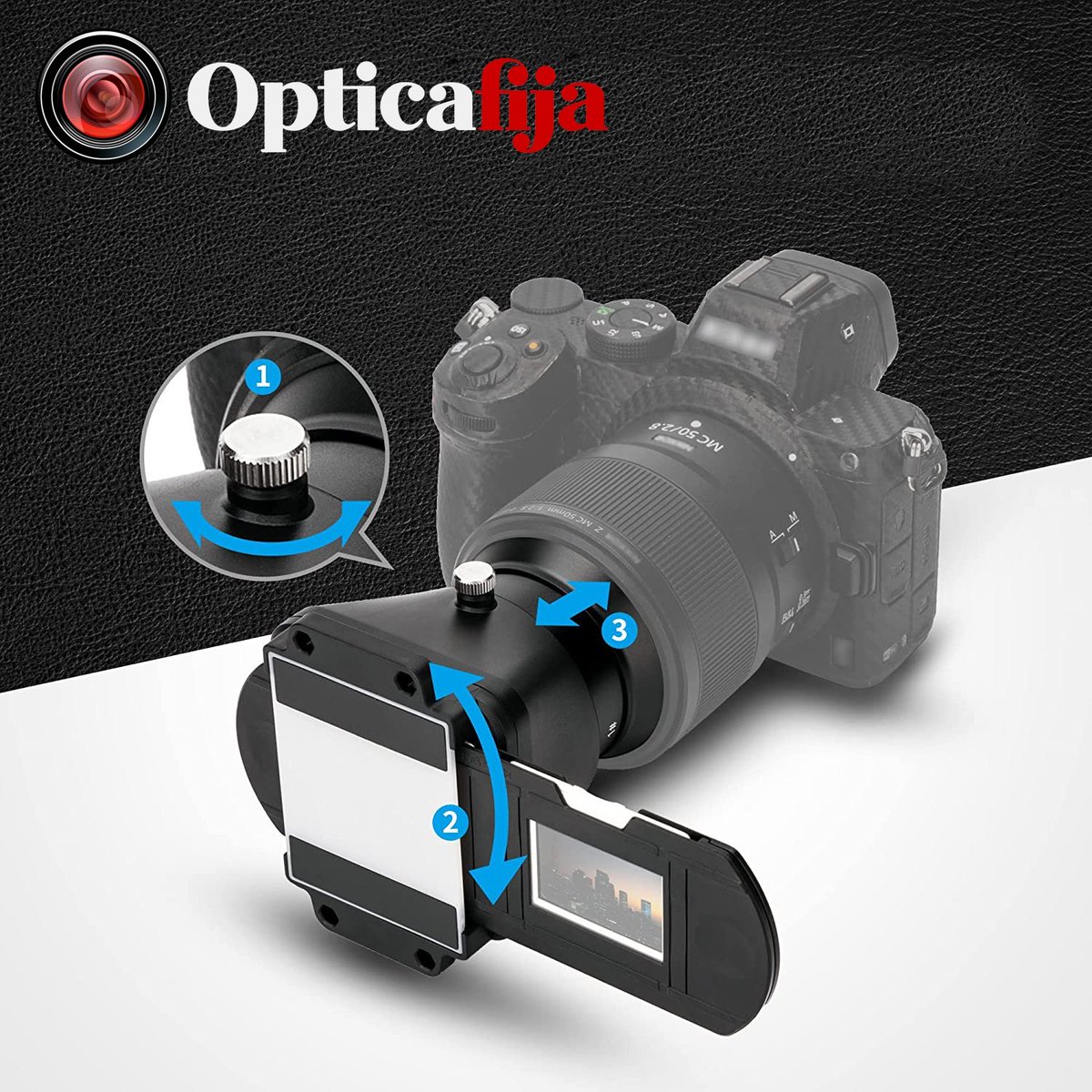 Quiero compartir un gadget económico para scannear diapositivas que va fantástico; para negativos, hay que "positivar" posteriormente. Aprovecha el sensor Full-Frame o APS-C de tu cámara por 99€ iva incluido.

¿Quieres más info? Pincha en el enlace:

opticafija.com/inicio/2098-op…