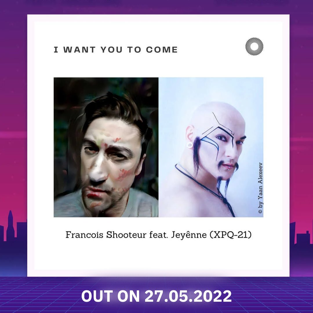 francoisshoot's tweet photo. 👇Pre-Save now - out on 27.05.2022!
My new single „I want you to come“ feat. Jeyênne (XPQ-21).
https://t.co/EHM0hMKKBI

#music #spotify #distrokid #electronicmusic #apple#electronicbeats #köln #berlin https://t.co/bsUHgb992V