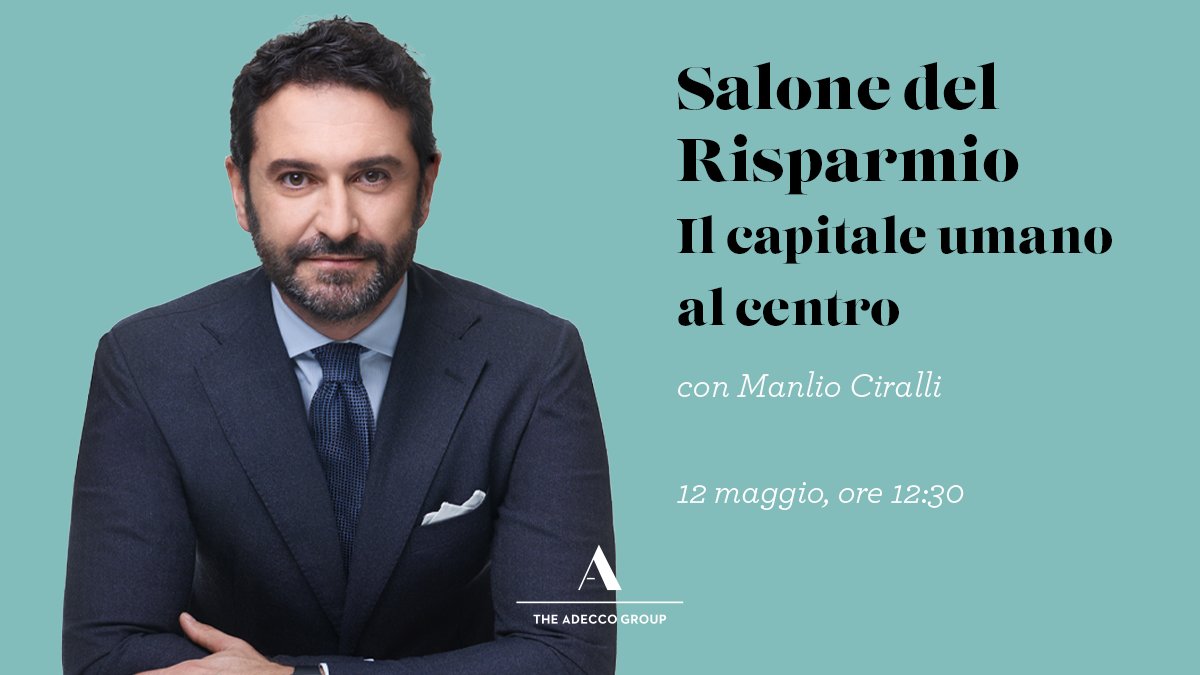 #Formazione, #skill mismatch, #innovazione tecnologica: il 12 maggio, al <a href="/salonerisparmio/">Salone del Risparmio</a>, <a href="/manlio_ciralli/">Manlio Ciralli</a> parlerà delle sfide e delle opportunità che vedono al centro il #capitaleumano: ow.ly/fYnR30sjlft