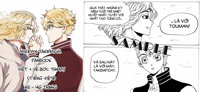 Sample for my 1st MiTake fanbook. 