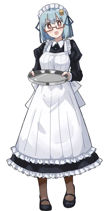 メイドハンバーガーちゃん、意外と描いてた 