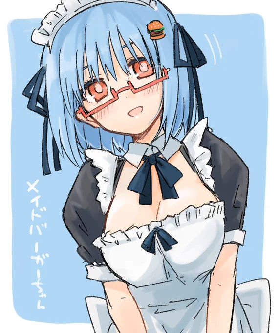 メイドハンバーガーちゃん、意外と描いてた 
