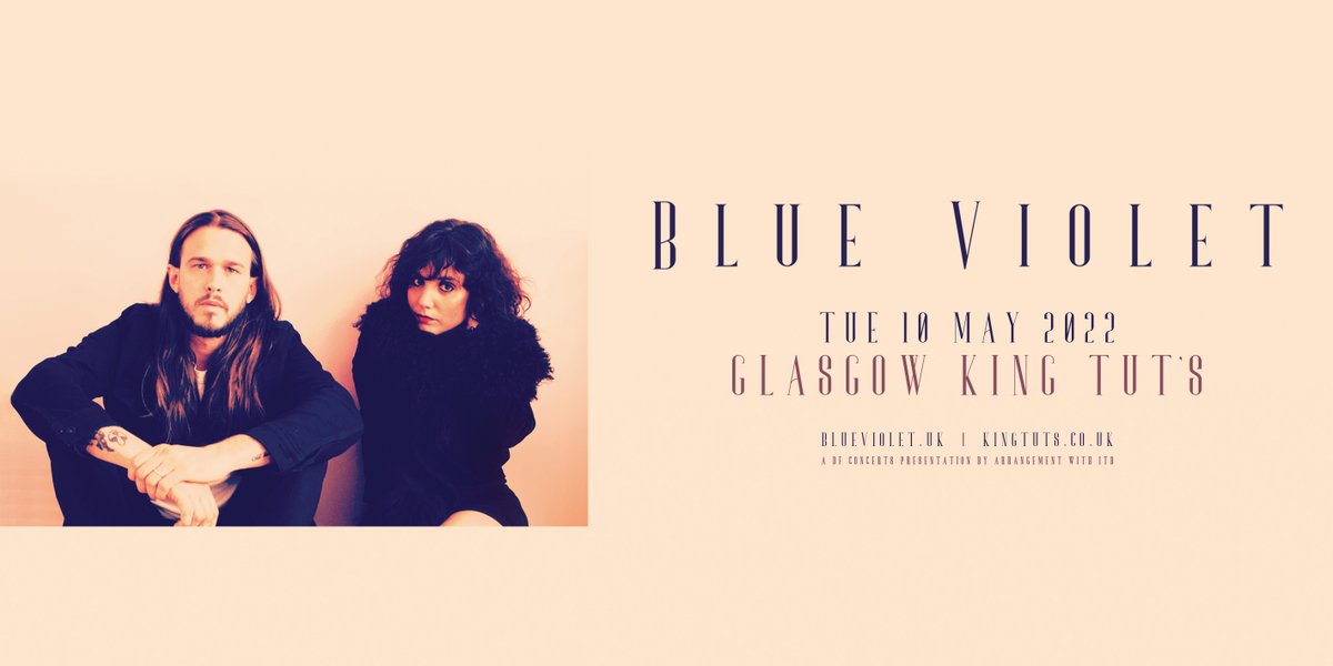 TONIGHT AT TUT'S ⇾ Anglo-Scottish alternative pop duo @weareblueviolet play Tut's performing songs from newly released debut album 'Late Night Calls' Support comes from Jamie Rafferty + @MayahHerlihy! FINAL TICKETS → ktwwh.co/Blue-Violet