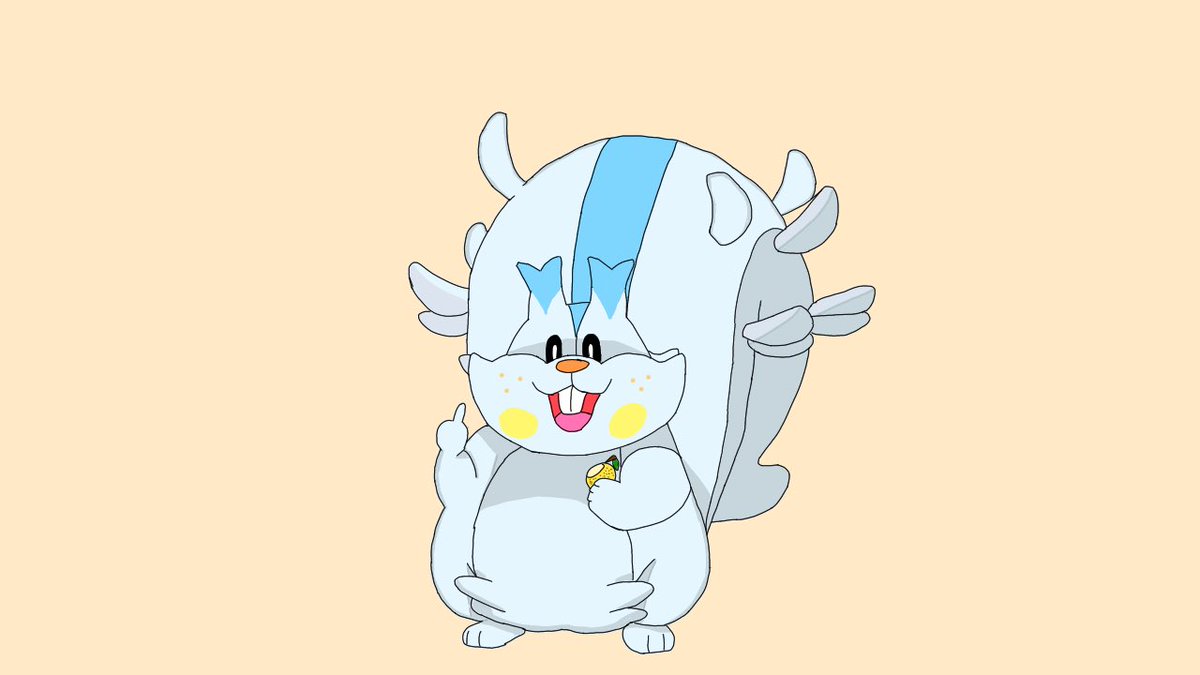 ポケモン オボンのみを食べて ボーマンダのりゅうせいぐんを耐えようとするパチリス ガラルの やなのイラスト ポケモン オボンのみを食べて ボーマンダのりゅうせいぐんを耐えようとするパチリス ガラルの やなのイラスト