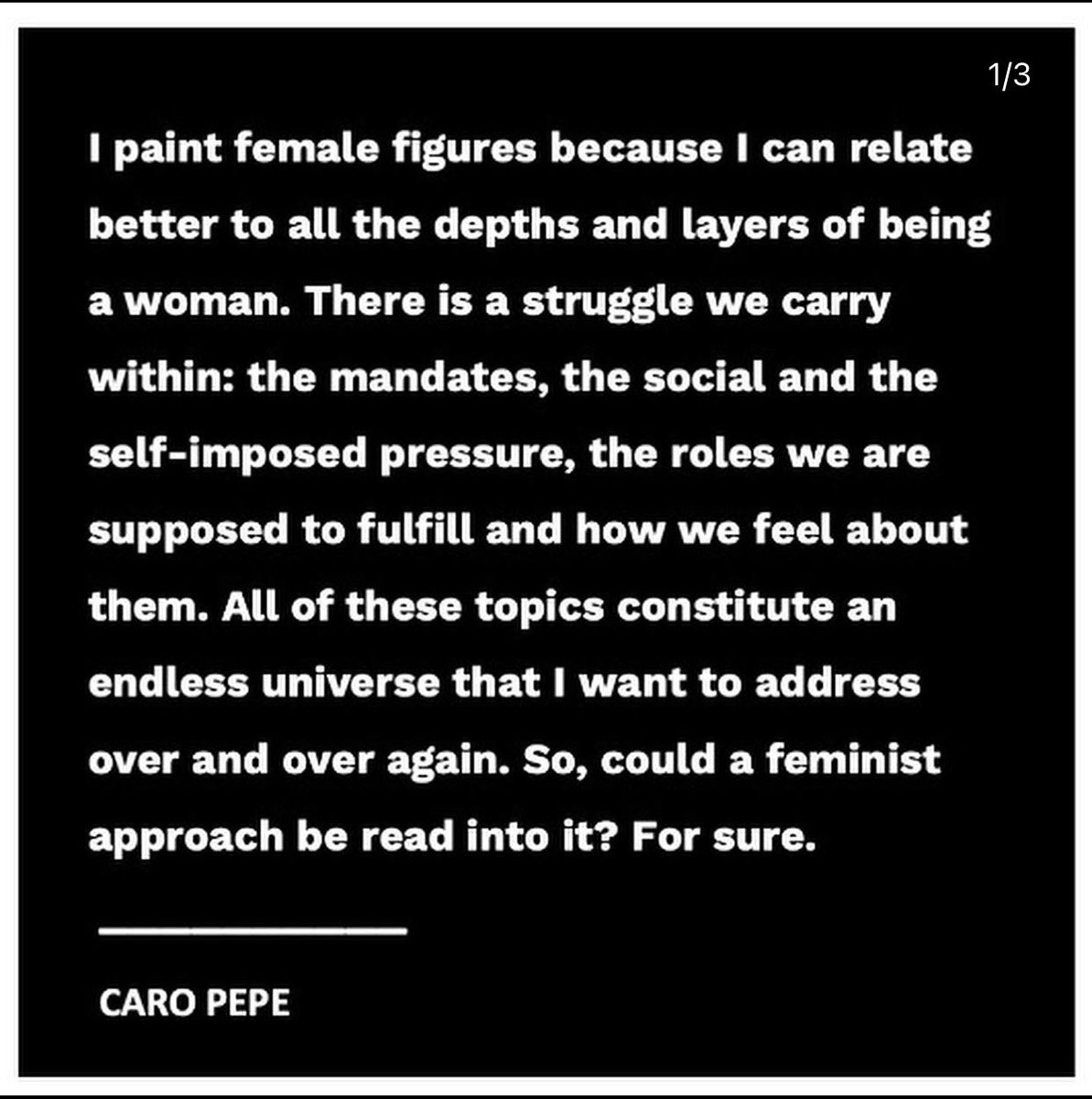 Here an extract of my latest interview with #urbanyte - you can check the whole article here 👉 urbanyte.art/caro-pepe/

#urbanart #urbancontemporary #WomensArt