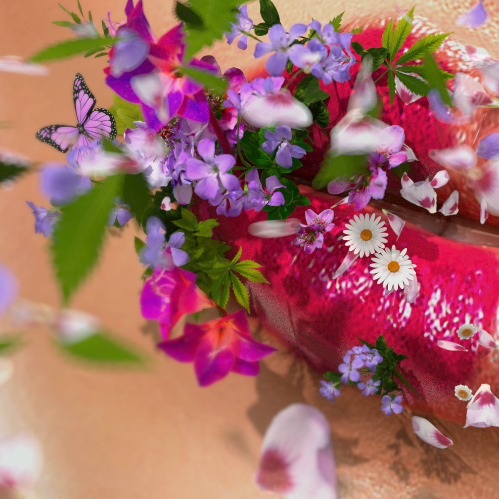 vincent_studios's tweet photo. 🌸 Labello Campaign 🌸
Our R&amp;d work - Flowers blossoming in this #CGI  
simulation composited on scanned model  @redshift3d @maxonvfx @insydium_ltd @labellobeauty  #cosmeticbrand @NIVEAUSA https://t.co/Pmkra9PrQp