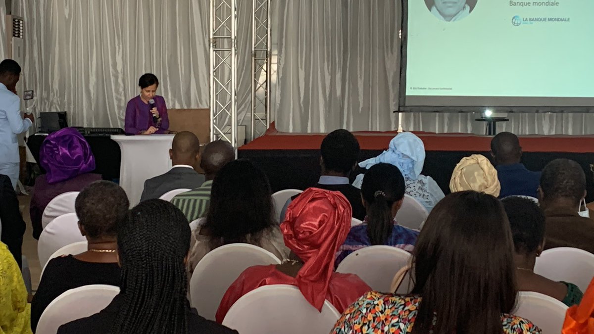 Pareel_sn's tweet photo. Live | Événement de clôture #Pareel 

Mot de bienvenue de la @Banquemondiale prononcé par Mme Meriem Ait Slimane, Spécialiste Senior du développement du secteur prove - Unite Finances, Compétitivité et Innovation.

#Leadership #Skills #WomensEconomicEmpowerment https://t.co/l48PxKgVbw