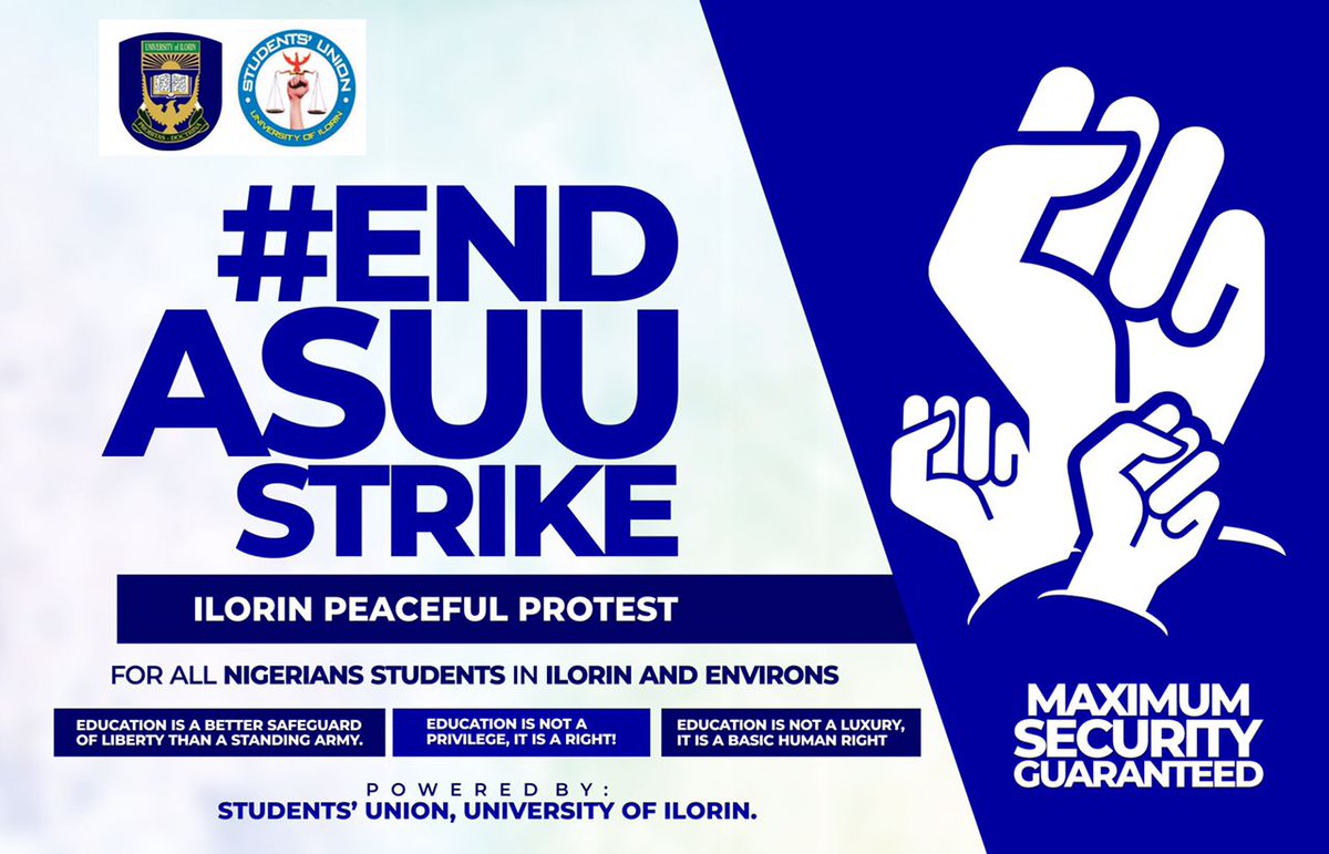ayodeji_aow's tweet photo. What do we want?; END ASUU strike✅
When do we want it?; NOW!💯#ASUU
#EndASUUStrikeNow https://t.co/cgg34uBOpb
