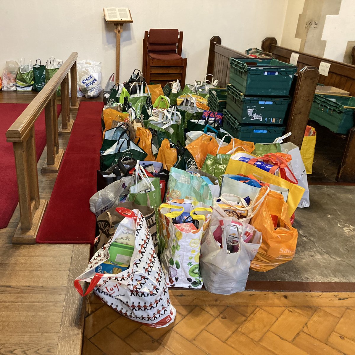 StMatthewsW2's tweet photo. A big thank you to Wetherby School @WetherbyMark students for their contributions towards our Food Bank this morning, providing some much needed supplies for our guests, especially with the rising cost of living #foodbank #generousity https://t.co/Wf02kiy3ff
