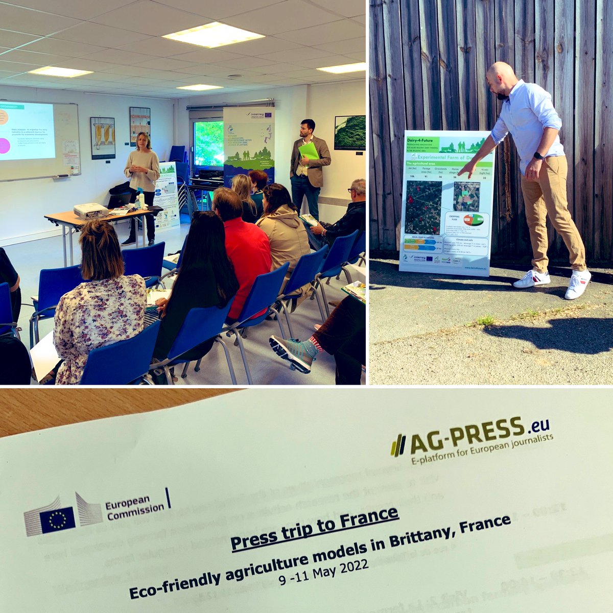 franlaer's tweet photo. GHG emission cuts and improved carbon capture & storage: 5 eco-friendly farms in 🇫🇷 explain to 15 European journalists how they did it. 🇪🇺 Common Agriculture Policy is also this! #AgPress https://t.co/5N9YTXxZOH