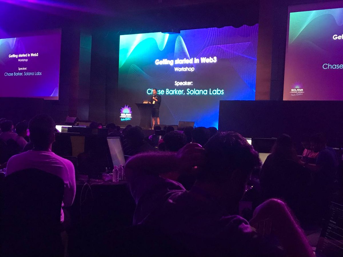 GameSol_io's tweet image. #HackerHouseBengaluru 

GameSol is minting #NFTs with rust developers and @Solana Community at Bengaluru Solana Hacker House!

🤝 Come Join Us to have your Solana assets from #GameSol!