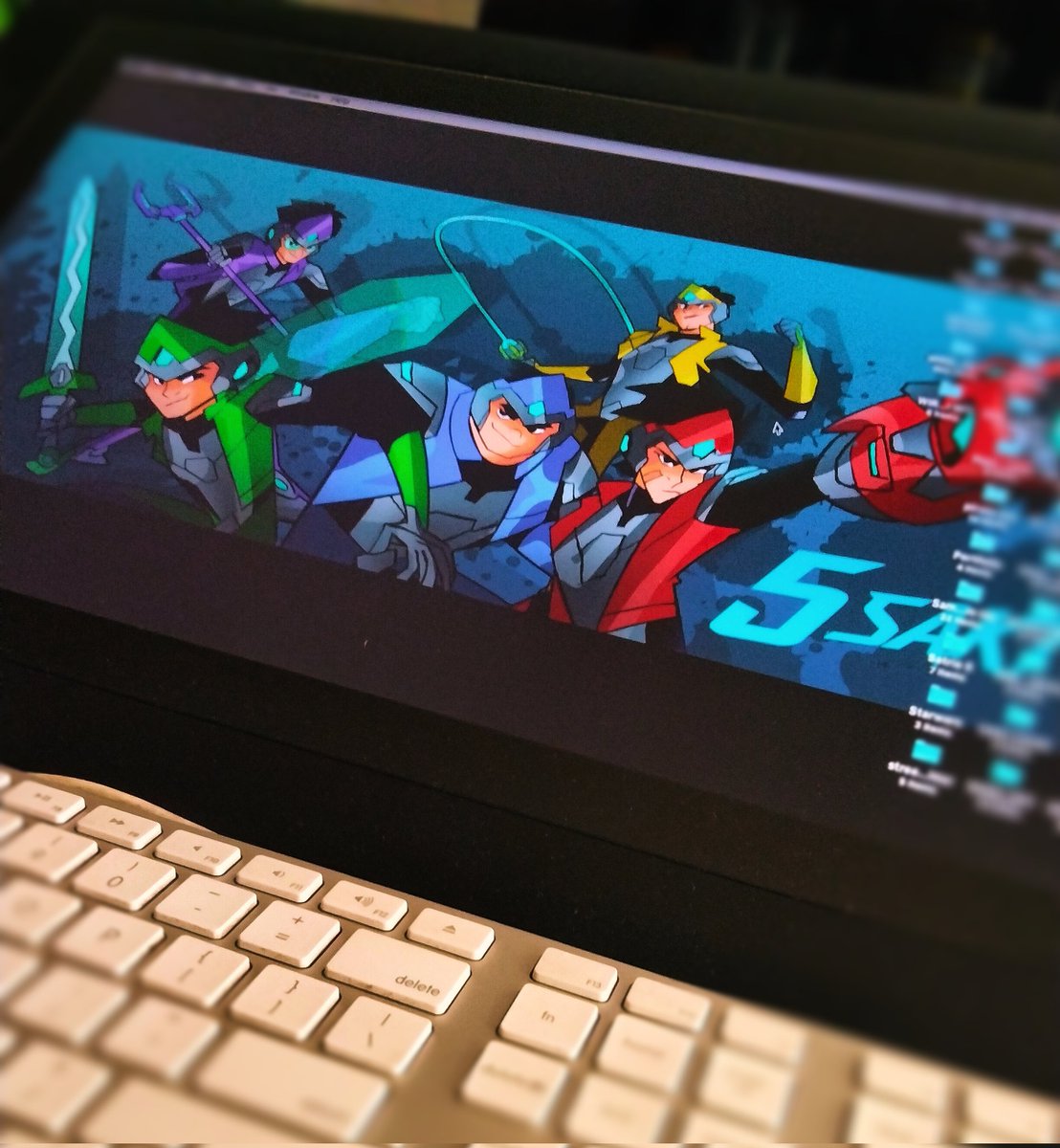 walaupun dah start kerja, wallpaper kena meriah semangat beraya masih rancak. 😎