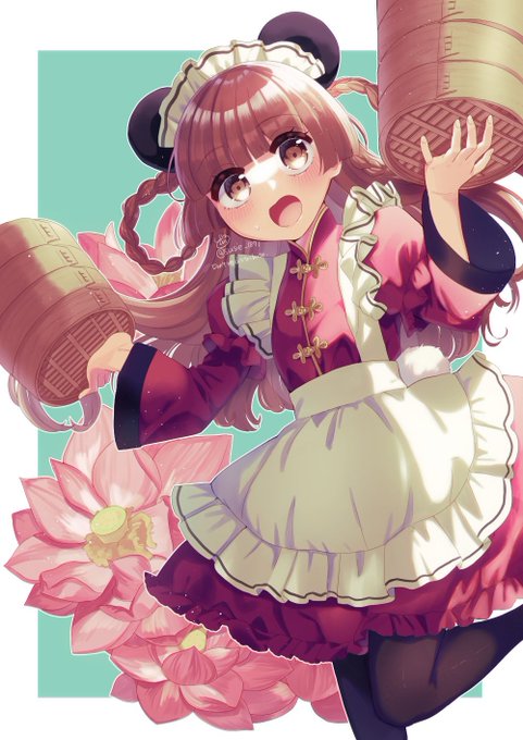 メイドの日の絵の比較←去年 今年→去年のも好き#メイドの日2022 #メイドの日 